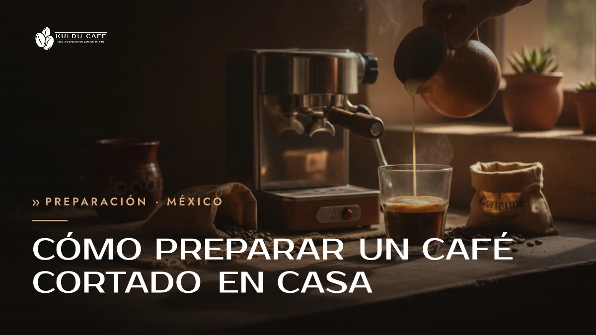 Cómo preparar un café cortado en casa