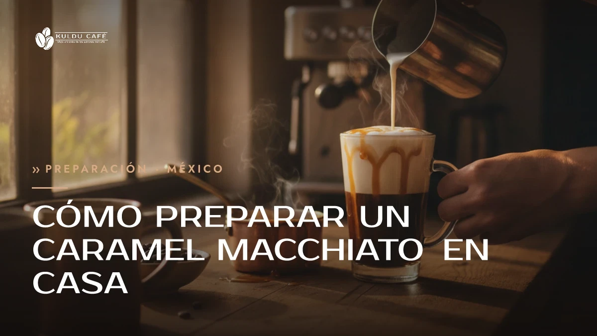 Cómo preparar un caramel macchiato en casa