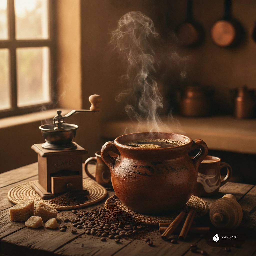 Proporciones y molienda ideales para café de olla