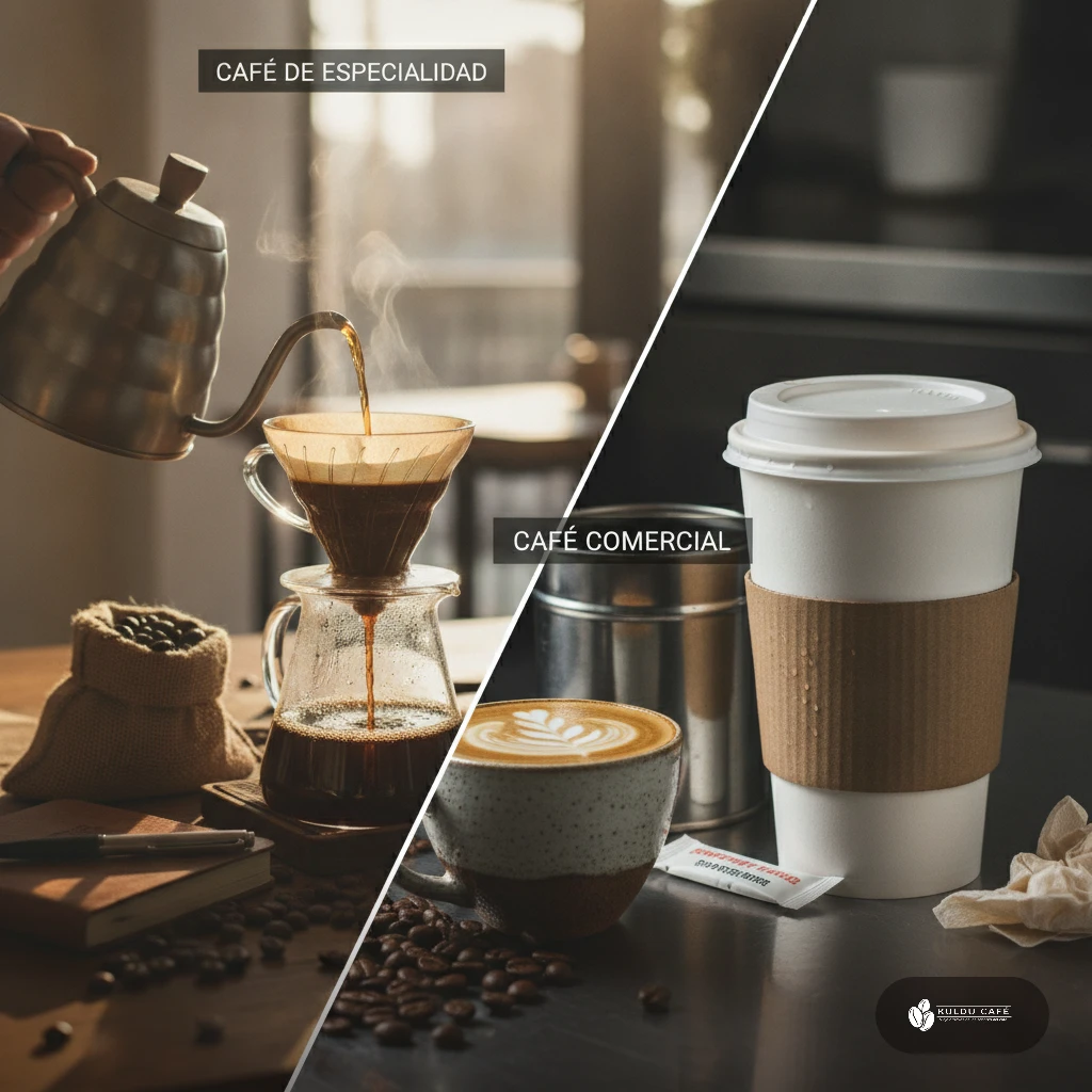 Café de especialidad vs. café comercial