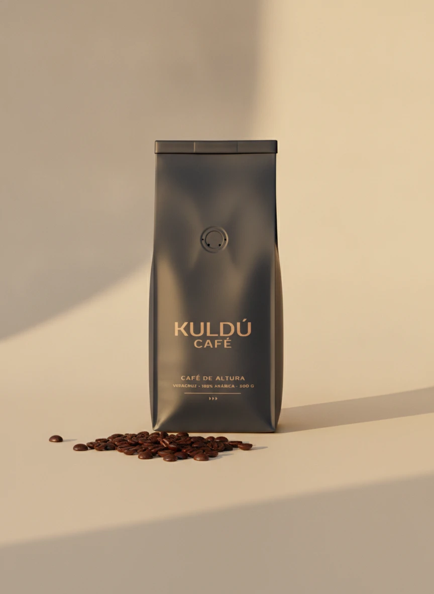 Kuldú Café House Blend con granos de café