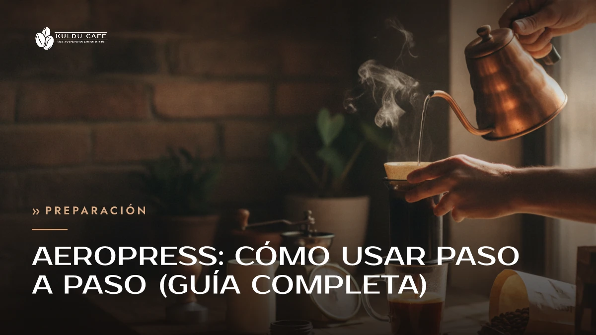 Aeropress: cómo usar paso a paso (guía completa)