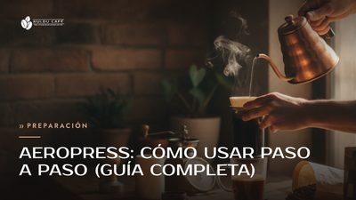 Aeropress: cómo usar paso a paso (guía completa)