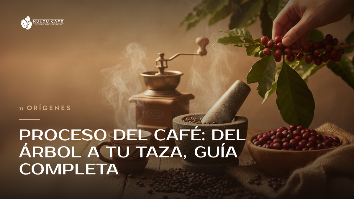 Proceso del café: del árbol a tu taza, guía completa
