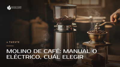 Molino de café: manual o eléctrico, cuál elegir
