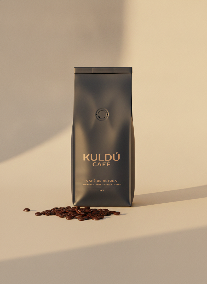Kuldú Café House Blend con granos de café